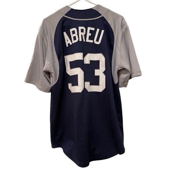 Vintage Majestic Jersey Adult M Navy Gray New York Yankees Baseball MLB Pitcher - Picture 1 of 8